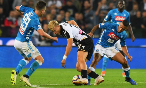 Soi kèo Napoli vs Udinese, 00h30 ngày 20/07/2020 – giải vô địch Ý.