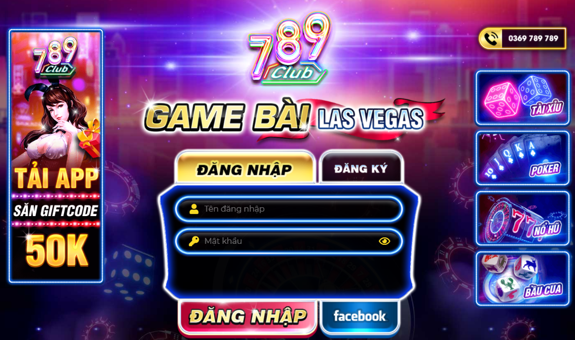 789 club nổi tiếng là cổng game uy tín