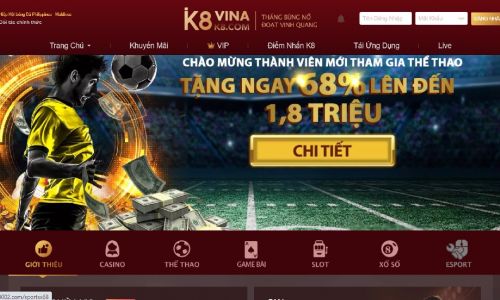 K8 - Nhà cái đẳng cấp quốc tế tại Việt Nam