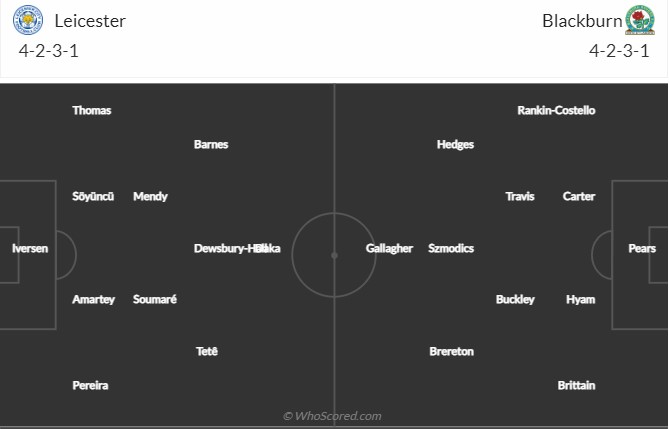 Leicester vs Blackburn