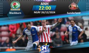 Soi kèo bóng đá Blackburn vs Sunderland 22h00 ngày 26/12/2024: Tự tin đón khách