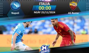 Soi kèo bóng đá Napoli vs AS Roma 00h00 ngày 25/11/2024: Sói sập bẫy