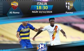 Soi kèo bóng đá AS Roma vs Parma 18h30 ngày 22/12/2024: Tìm lại niềm vui