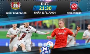 Soi kèo bóng đá Bayer Leverkusen vs Heidenheim 21h30 ngày 23/11/2024: Khó có cách biệt