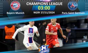 Soi kèo bóng đá Bayern Munich vs Paris Saint Germain 03h00 ngày 27/11/2024: Hùm xám ra oai