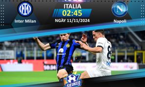 Soi kèo bóng đá Inter Milan vs Napoli 02h45 ngày 11/11/2024: Tin tưởng Nerazzurri