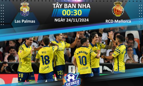 Soi kèo bóng đá Las Palmas vs RCD Mallorca 00h30 ngày 24/11/2024: Khách bản lĩnh