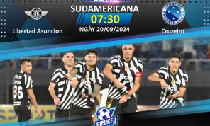 Soi kèo bóng đá Libertad Asuncion vs Cruzeiro 07h30 ngày 20/09/2024: “Khách” lấy lợi thế