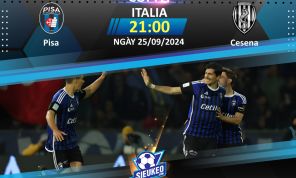 Soi kèo bóng đá Pisa vs Cesena 21h00 ngày 25/09/2024: Chờ tiệc bàn thắng