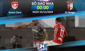 Soi kèo bóng đá Santa Clara vs SC Braga 00h00 ngày 23/12/2024: 1 điểm chia đều